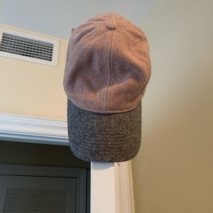 Color block felt like hat